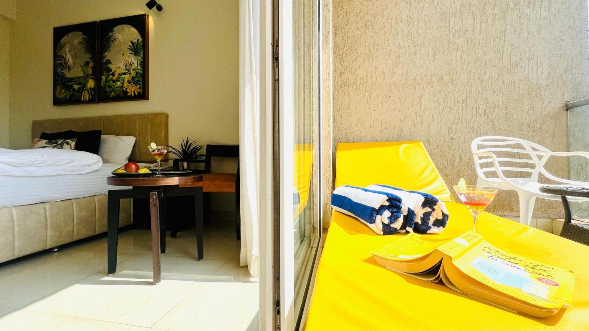 Bluo Amani Vagator - Boutique Hotel Goa 安君纳 外观 照片